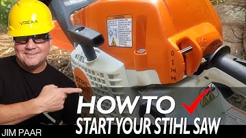 How to Start a Stihl Chainsaw the Right Way  NEVER flood it Again!