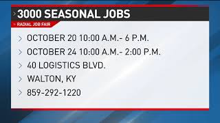 Northern Kentucky company offering 3,000 new seasonal jobs
