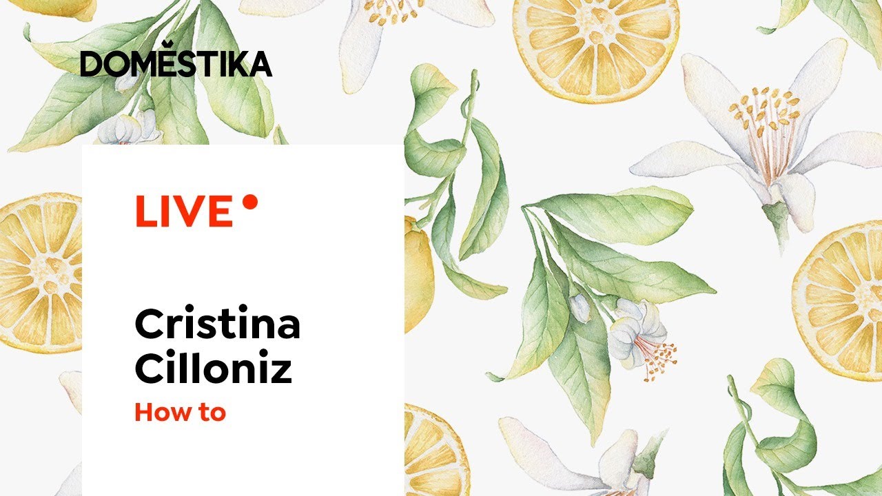 LIVE | HOW TO | Fundamentos de la acuarela en negativo | Cristina Cilloniz