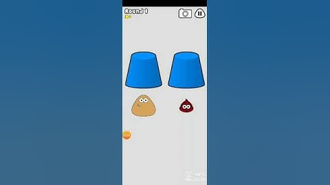 Pou Popper No more space! Find Pou Wrong cup! Game Over