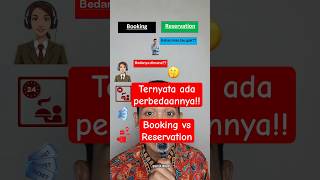 What's the difference between Booking and Reservation? Check it out! #English #education