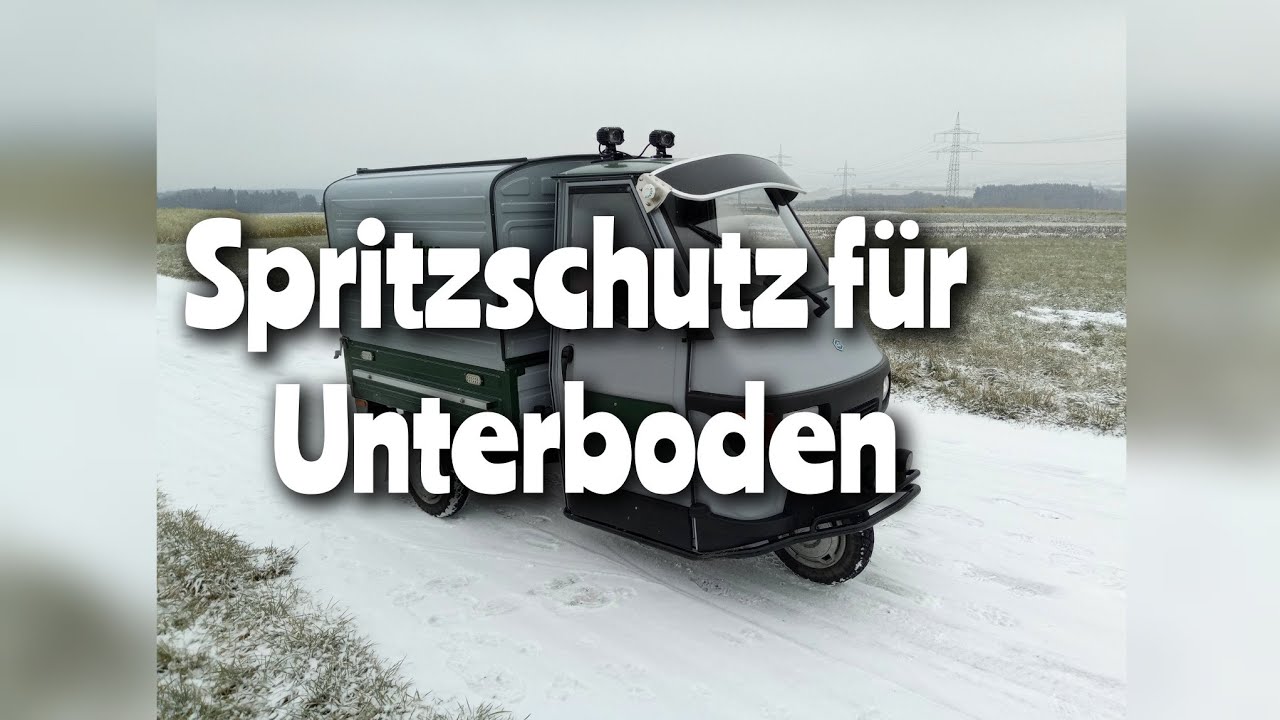 Gegen Dreck, Salz und Steine.