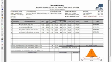 simTOL® Tutorial: Single Tolerance Stack 004 Viewing Protocols and Results