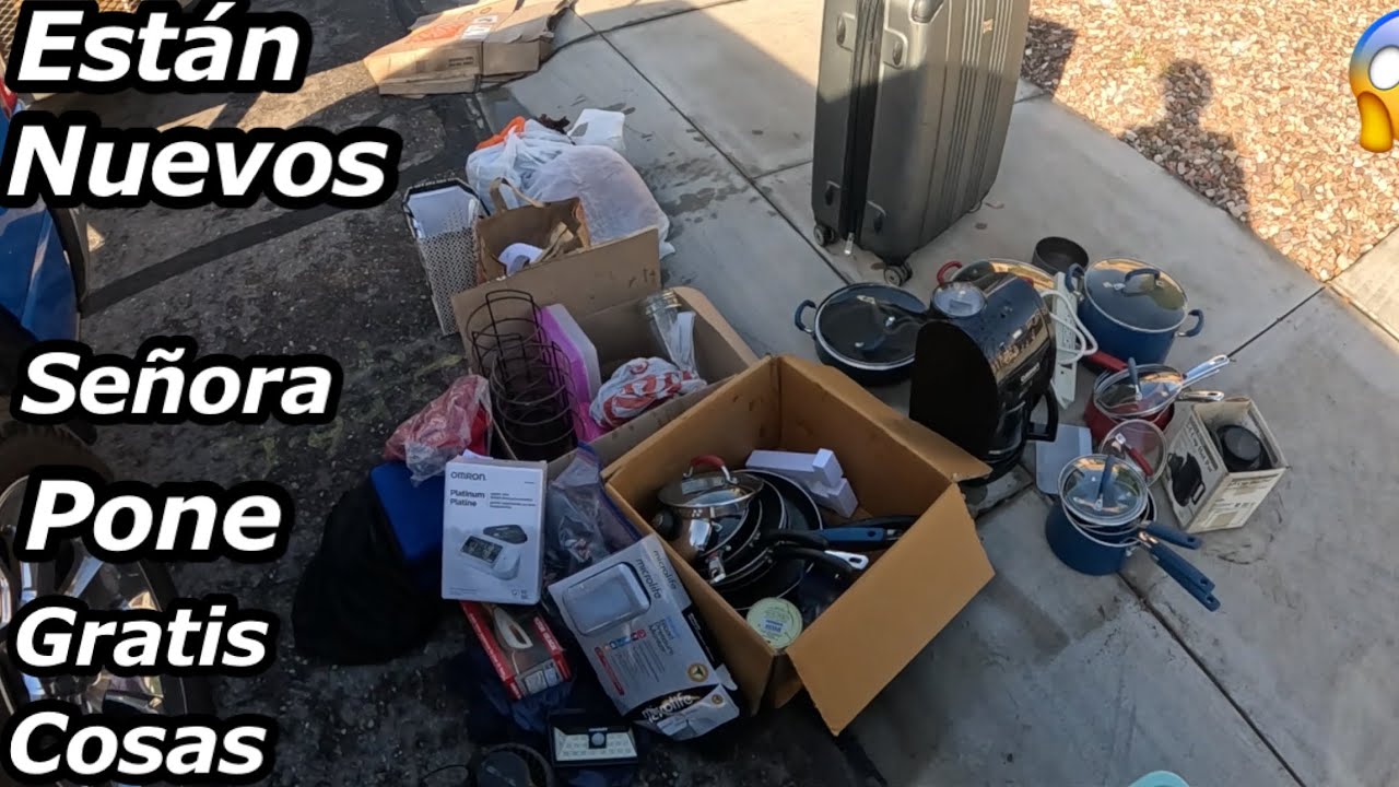 Lo que tiran en Usa😱SEÑORA  TIRA SARTENES  NUEVOS 