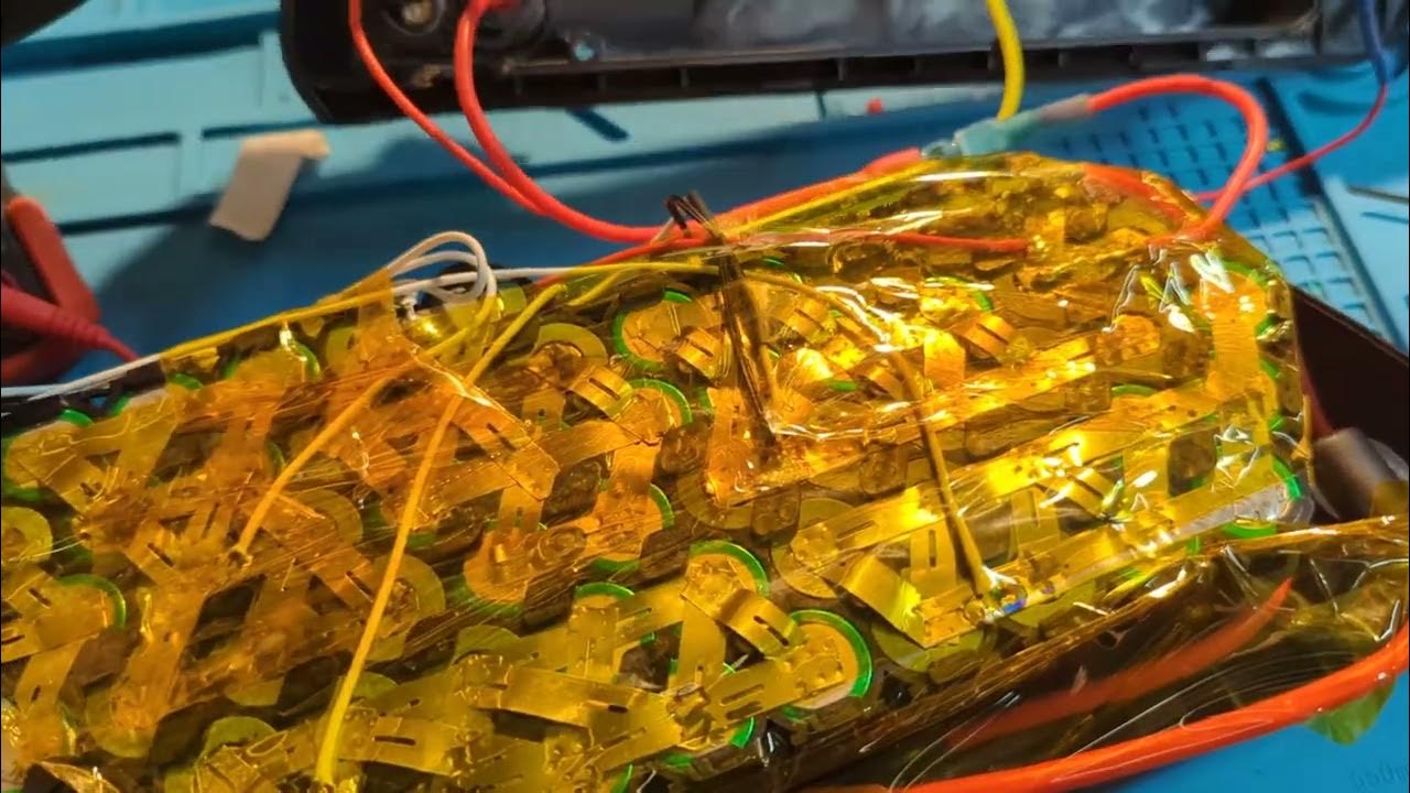 Ebike 48v battery build testing BMS switch YouTube