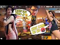 Random cute girl call me noob  and i challenged her for room 1v 3 garena free fire  noob prank