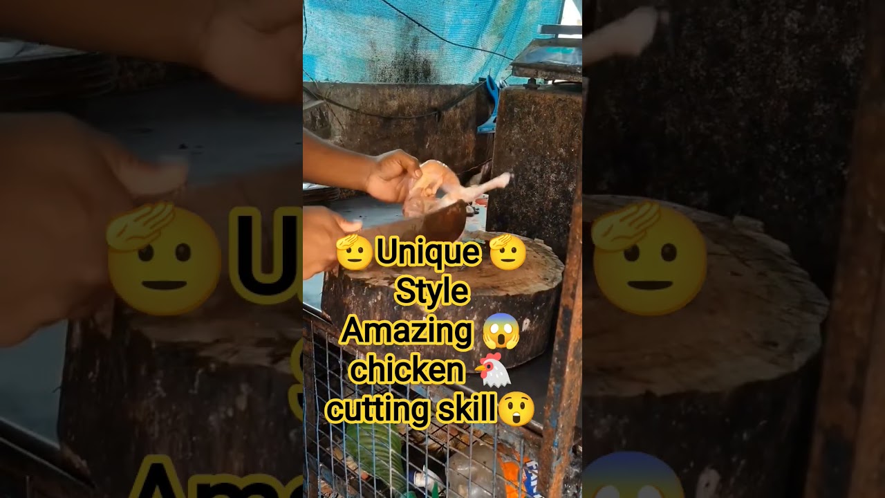 😱 Fastest Chicken Cutting Skills Ever! 🔪 Professional Butcher Speed | Chicken Cleaning 