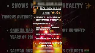 Magical Realism Examples 🌙 | Literature Shorts" #Book Shorts #Lit Terms #Quick Learning