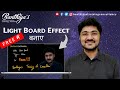 How to Create Free Glass Board Effect | Free Light Board | Hindi
