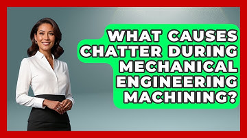 What Causes Chatter During Mechanical Engineering Machining? - Mechanical Engineering Explained