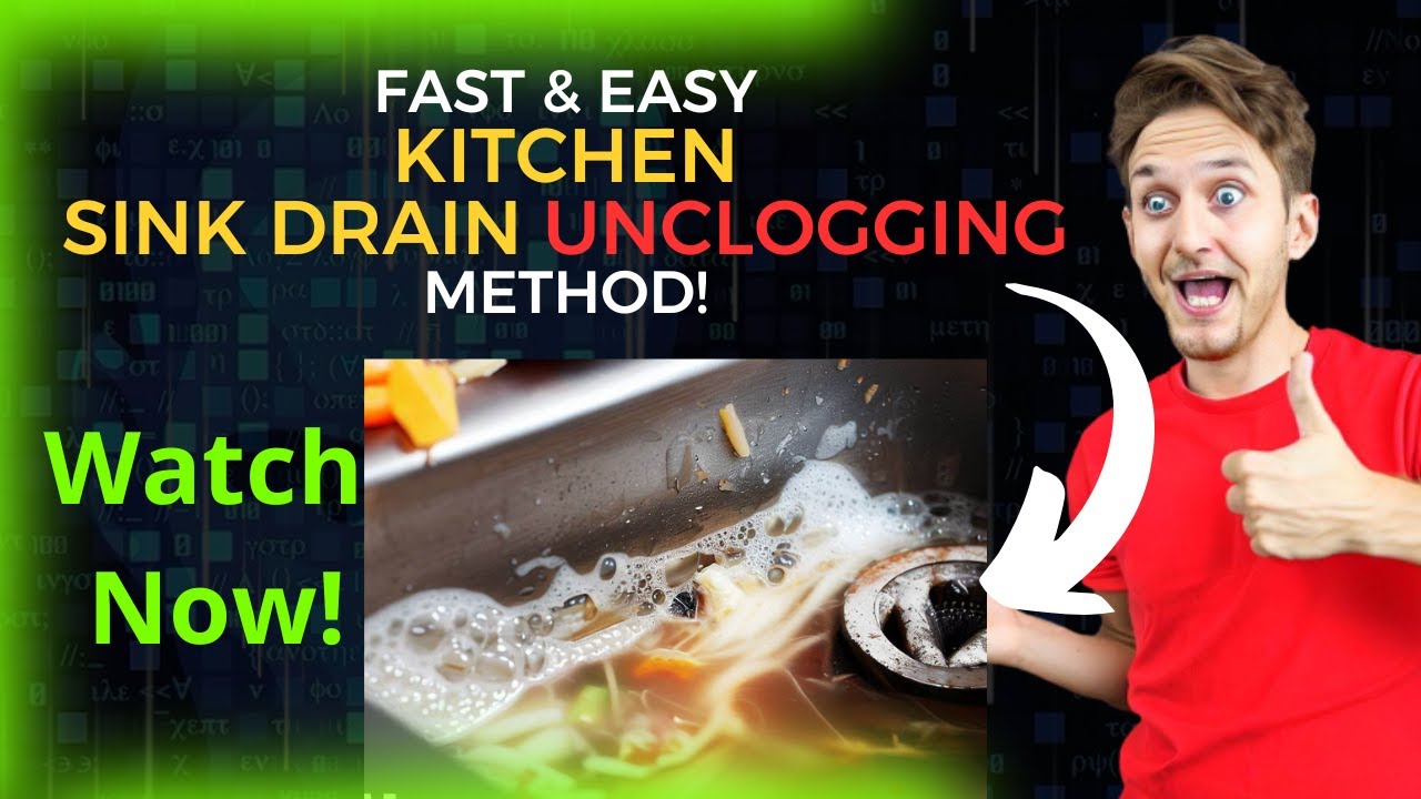 Quick and Affordable Method to Unclog Your Kitchen Sink Drain YouTube
