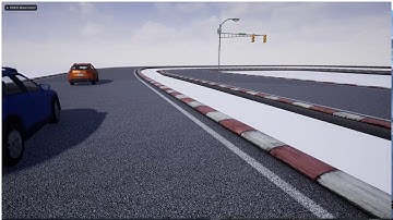 UE4 - Vehicle AI and Traffic Control Simulation (WIP)