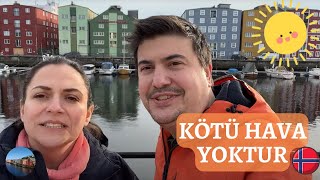 Tren Gari, Poli̇s Ve Balikçi Evleri̇ Kötü Hava Yoktur Norveç Vlog