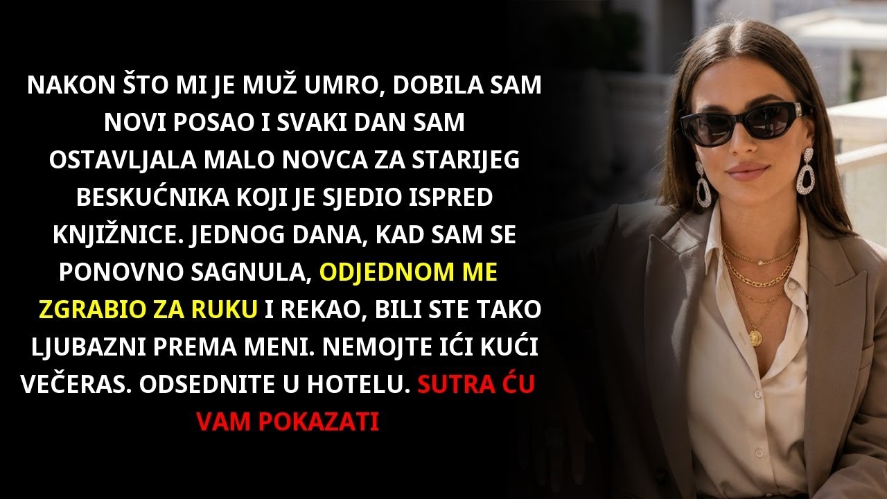 SVAKI DAN SAM DAVALA NOVAC BESKUĆNIKU, A ONDA ME ON ZGRABIO I REKAO DA NE IDEM KUĆI VEČERAS