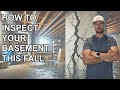 Inspect your basement before winter to save money and headaches