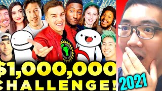 The Game Theory $1,000,000 Challenge for St. Jude! ft. MrBeast, Dream, Markiplier \& more! 【Reaction】