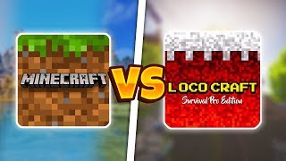 MINECRAFT POCKET EDITION VS 3D LOCO CRAFT | MCPE ПРОТИВ 3D LOCO CRAFT screenshot 2