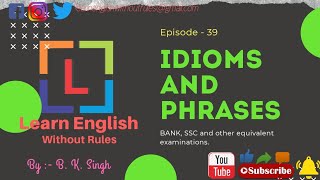 IDIOMS AND PHRASES | [Day - 39] screenshot 4