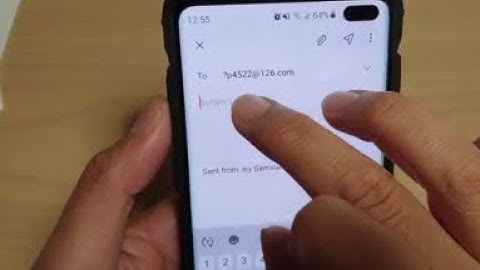 Galaxy S10 / S10+: Create Direct Email Shortcut to a Specific Person
