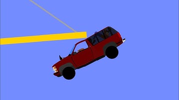 Algodoo Car Crashes & Destruction #76