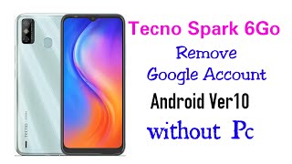 tenco spark 6 go frp Bypass without pc