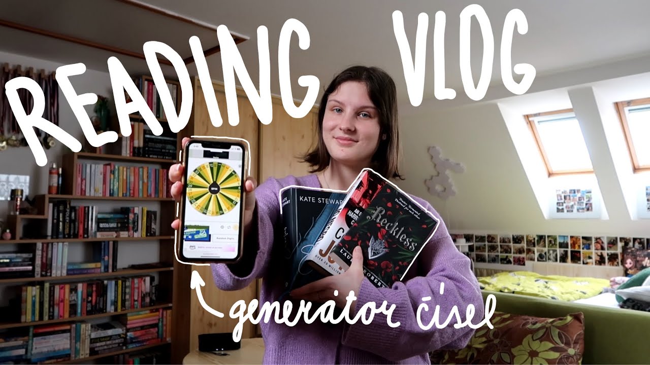 READING VLOG|| generátor čísel mi vybírá knížky