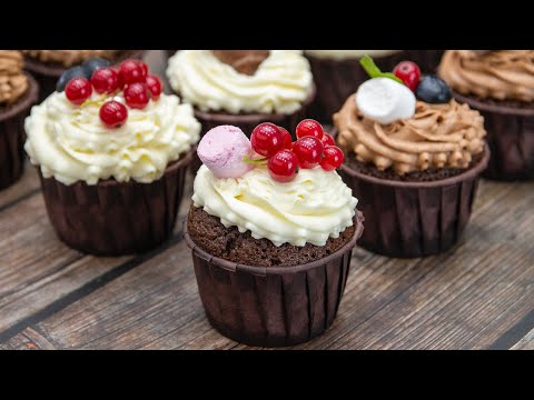 Βίντεο: Πώς να φτιάξετε Veggie Chocolate Cream Cupcakes