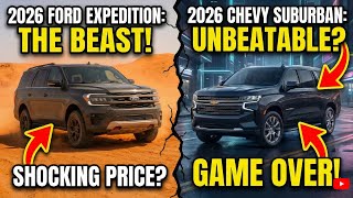2026 Ford Expedition vs. Chevy Suburban: Full Comparison & Review