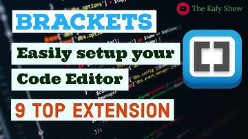 Brackets, Easily setup your code Editor | 9 top Extension #bracket