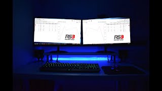Race Studio 3 Analysis on 2 Monitors!