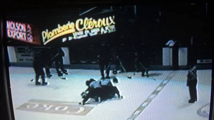 LHJMQ Frederick Jobin vs Peter Worrell Saison 1995...