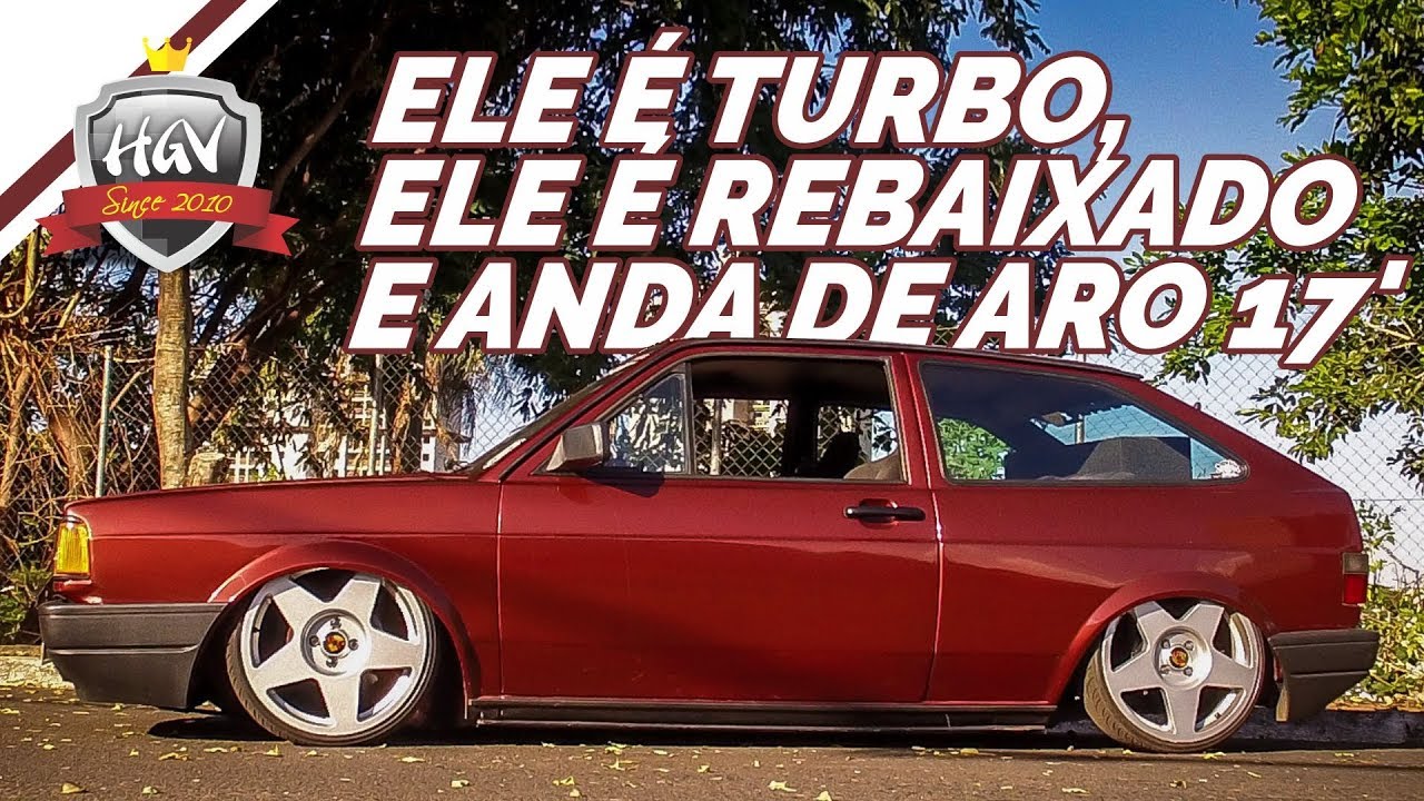 Gol GL 1994 com aro 17 e rebaixado