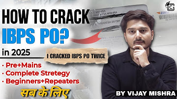 IBPS PO 2025 Strategy & Time Table by Vijay Mishra