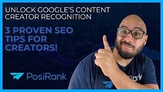 Unlock Google’s Content Creator Recognition: 3 Proven SEO Tips for Creators!