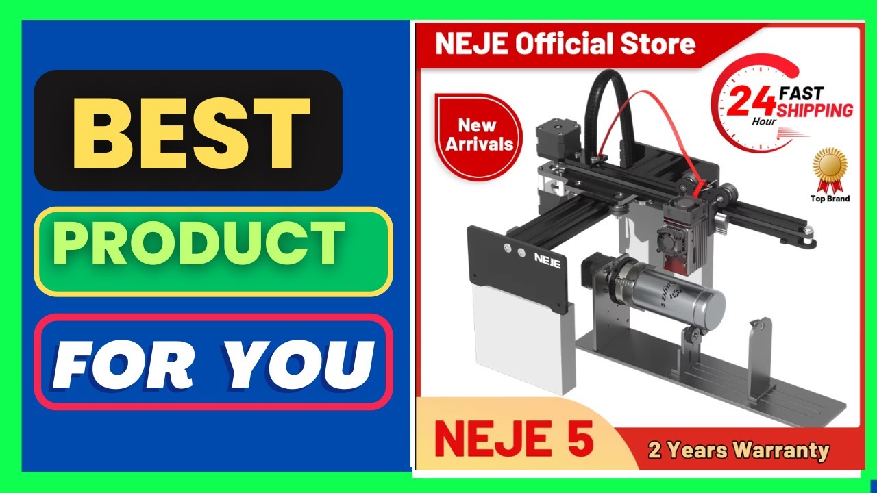 NEJE 5 40W-80W Lightburn Cutting Printing Machine Portable Wood Engraver