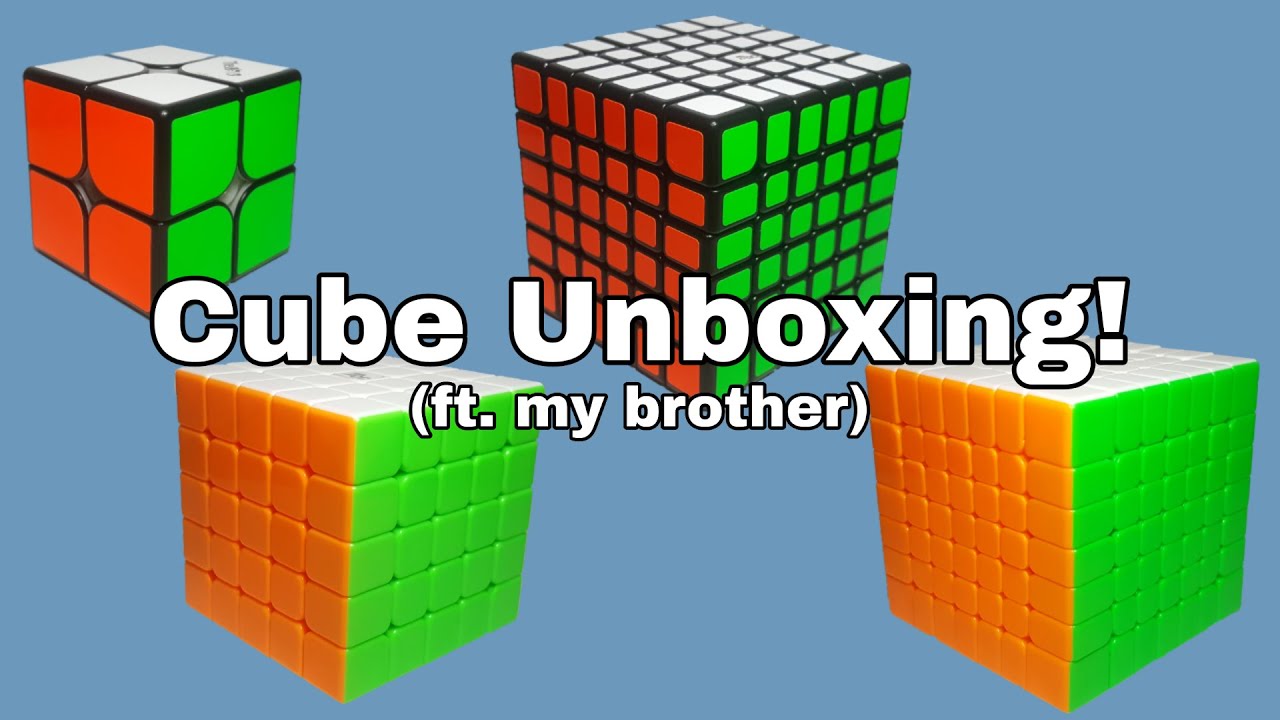 Cube Unboxing! (ft. my brother) - YouTube