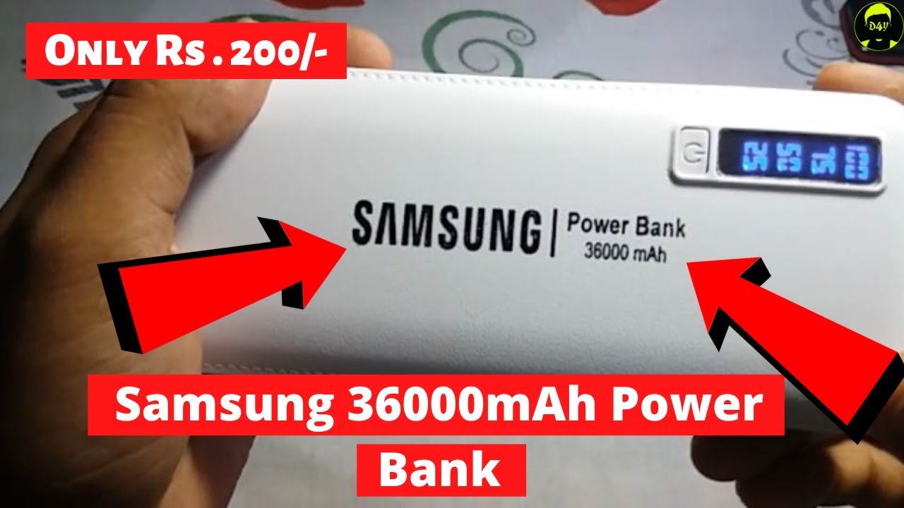 Don't buy *POWER BANKS* before watching this VIDEO | Samsung 36000 mAh Power Bank | Just Rs. 200 |