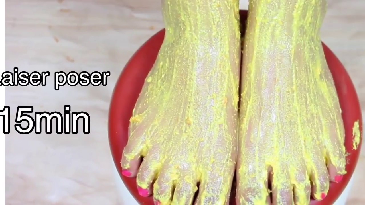 eclaircir les pieds tres vite efficace ii jusnovit youtube soin des pieds recette beaute eclaircir