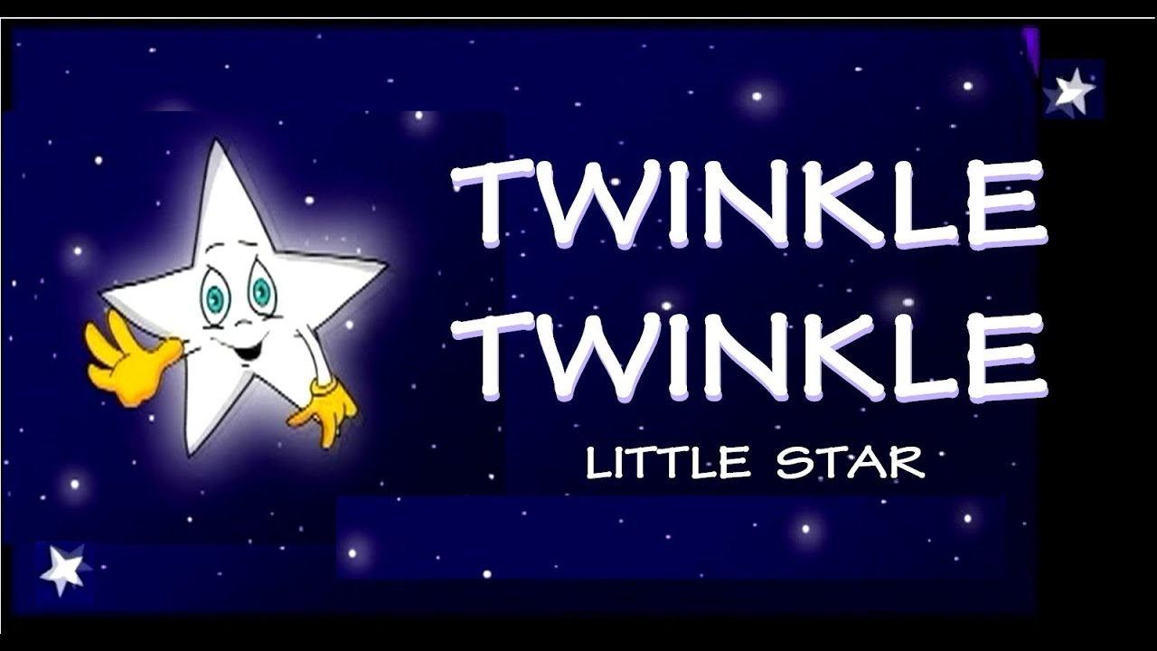 Twinkle Twinkle With Lyrics Lullaby Youtube