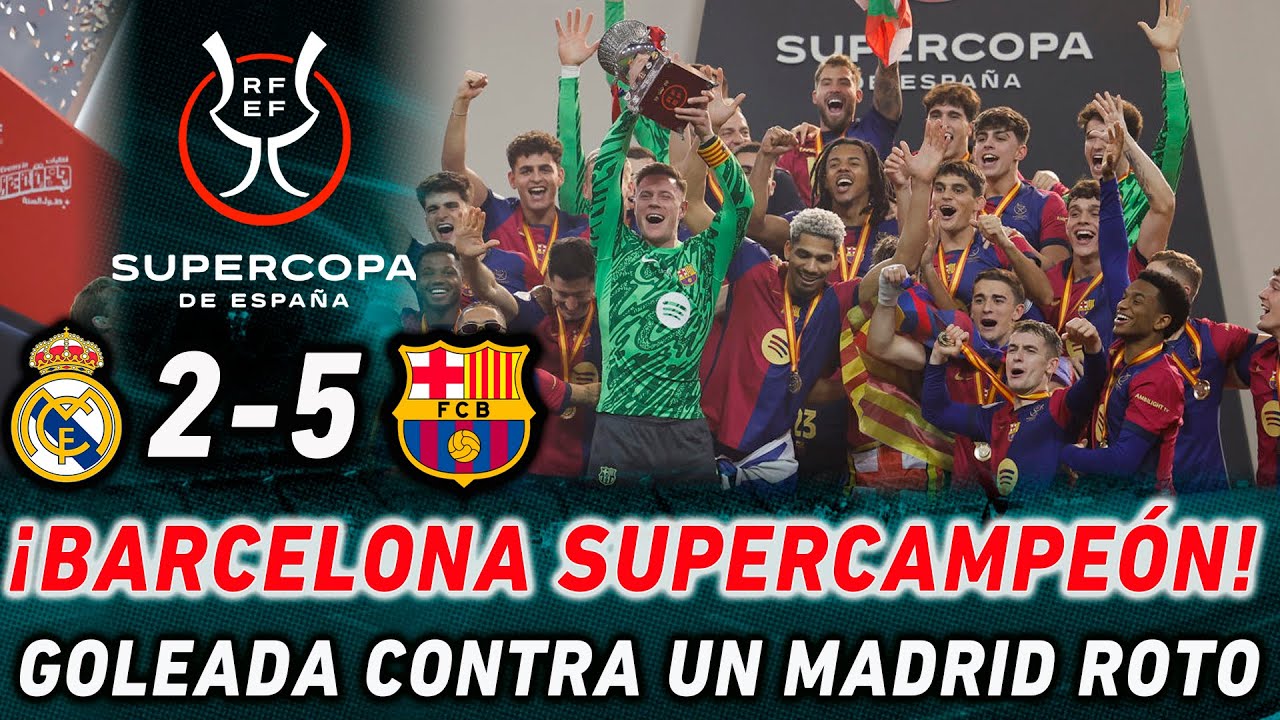 EL BARCELONA DESTROZA AL REAL MADRID Y SE PROCLAMA CAMPEÓN DE LA ...