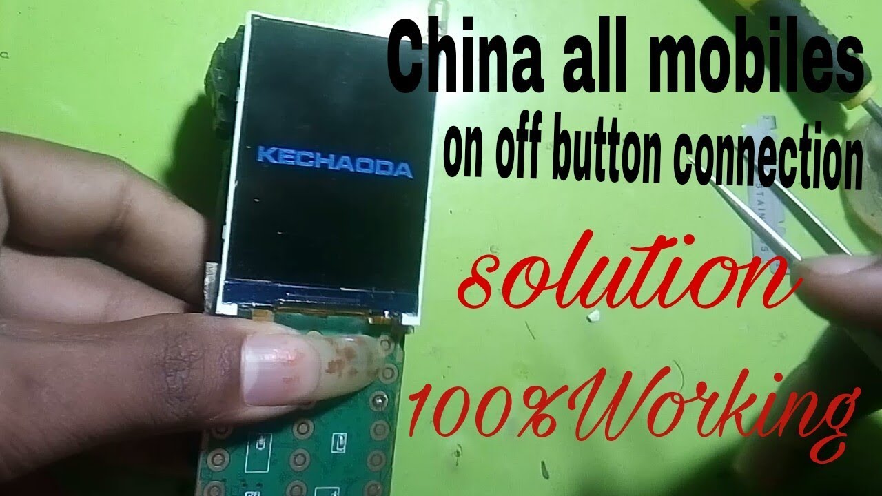 All China Phone On of button solution/all china mobile power button
