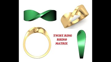 Twist ring Tutorial || Rhino || Matrix
