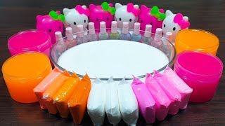 COLORING CLAY ! Mixing all my store-bought slime with clay ! Satisfying slime video !!!