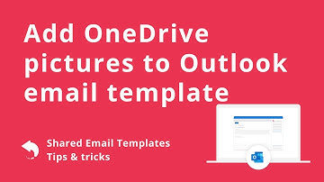 Add OneDrive pictures to Outlook email template