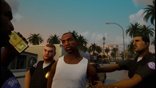 Grand Theft Auto San Andreas PT-BR Definitive Edition  INÍCIO DE GAMEPLAY #1