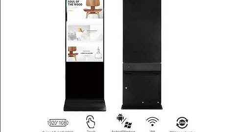32 inch to 55 inch floor standing digital signage kiosk advertising player