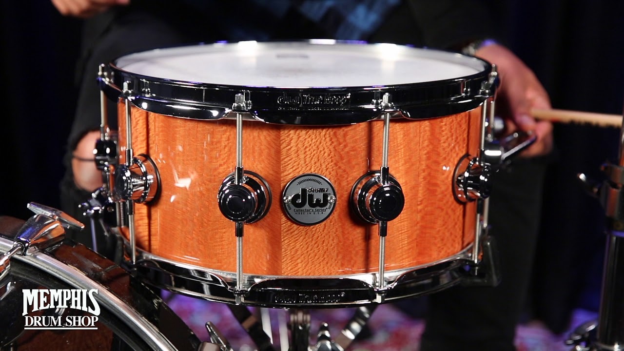 DW 14x6.5 Collector's Series Exotic Italian Sycamore Snare Drum YouTube