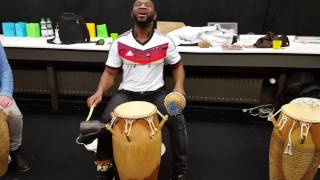 Shamsudeen Adjetey Adjei , Trommelworkshop In Wuppertal - Kpanlogo Abc-