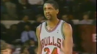 Bill Cartwright Bulls 20pts 13rebs vs Nuggets (1989)