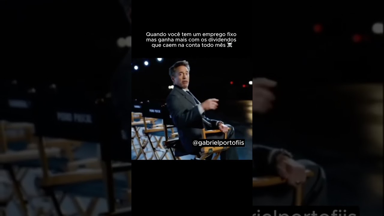 Quando o trabalho fixa, mas os dividendos fixam mais... 😎💸☠️